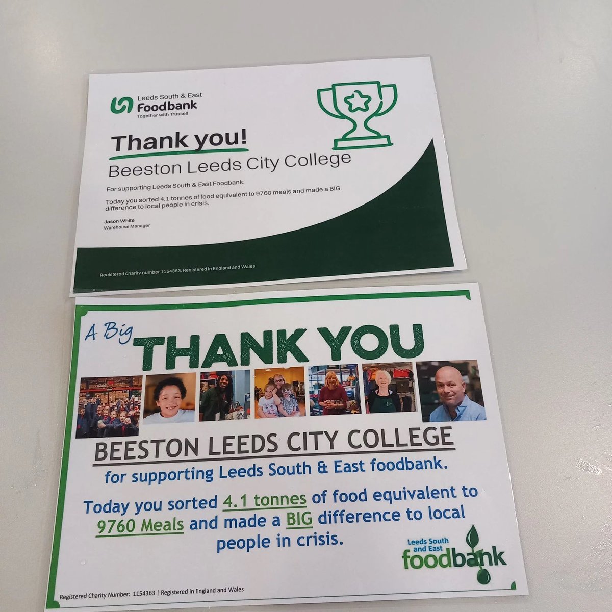 Our incredible Foundation Studies staff spent the day volunteering at Leeds South East Foodbank, sorting an amazing 4,100kg of stock — that’s enough for 9,760 meals! 💪🍽️ Huge thanks to everyone who helped make a difference in our community!🙌👏