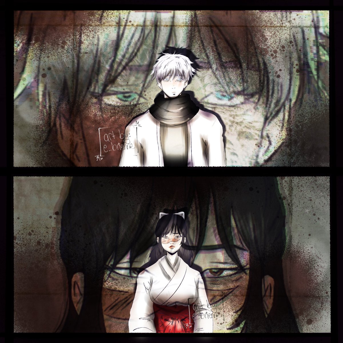 gouta week - day 5: dreams/nightmares: sing us a song; a song to keep us warm #gojohime