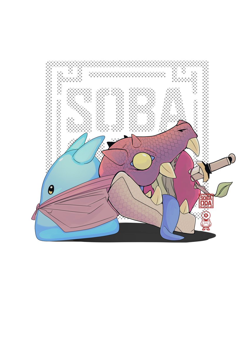 SobaOda's tweet photo. Dragon-slayer slime https://t.co/0C2d67Czrr