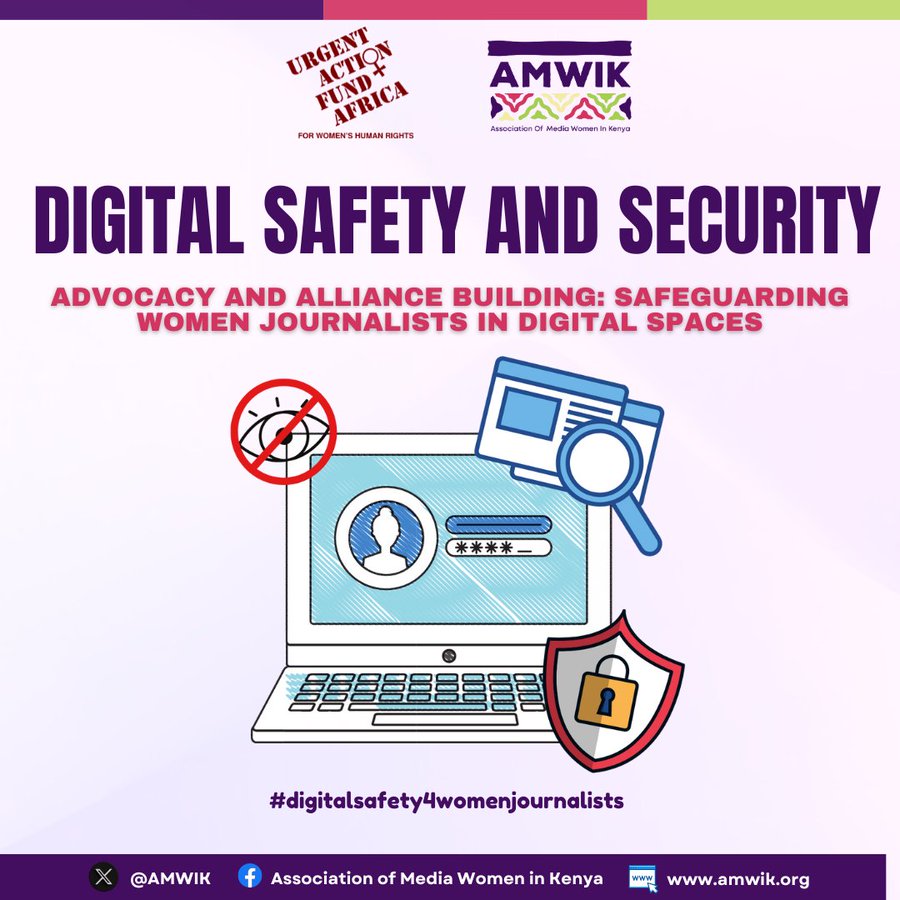 Lilian M (@museka123) on Twitter photo So its day two of our training to empower female journalists with skills in digital safety.
So for those who are used to saving your home Wi-Fi with your name, for your safety please change. Thank me later
#digitalsafety4womenjournlaists
<a href="/AMWIK/">Association of Media Women in Kenya</a> <a href="/CeciliaMaundu/">#BanOnlineViolenceKE 🇰🇪</a> <a href="/UAFAfrica/">UAF-Africa</a> So its day two of our training to empower female journalists with skills in digital safety.
So for those who are used to saving your home Wi-Fi with your name, for your safety please change. Thank me later
#digitalsafety4womenjournlaists
<a href="/AMWIK/">Association of Media Women in Kenya</a> <a href="/CeciliaMaundu/">#BanOnlineViolenceKE 🇰🇪</a> <a href="/UAFAfrica/">UAF-Africa</a>