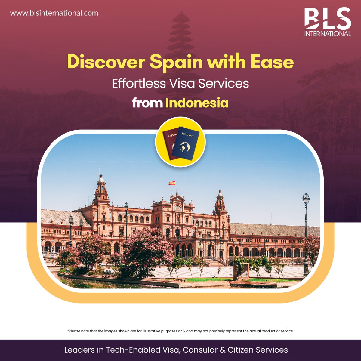BLSintServices's tweet image. Discover Spain with Ease: Effortless Visa Services from Indonesia!
Planning your journey to Spain just got easier with our seamless visa services.
Trust BLS International to handle all your visa needs so you can focus on exploring the vibrant culture and scenic beauty of…