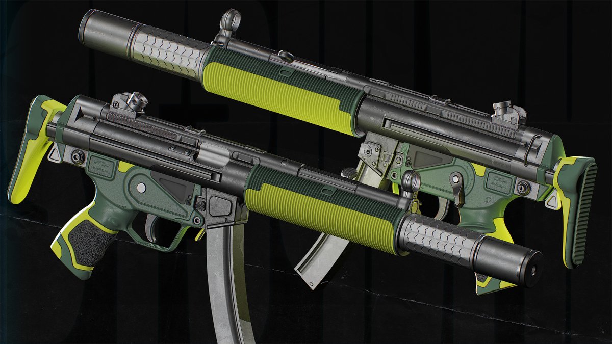 DucksWorkshop's tweet image. Some color variations of MP5SD ST34lth for @CounterStrike