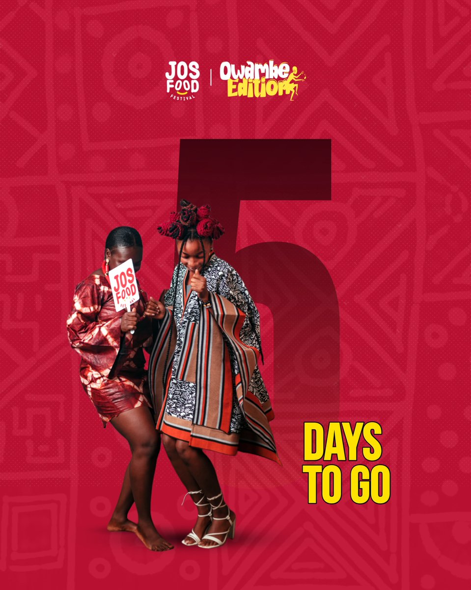 5 DAYS TO GO!

It’s the Owambe of the year.

Be there!