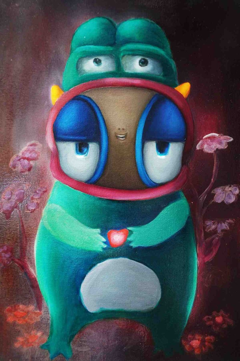Ordistorians
Series 0
Card 10

Pepe Carrot Horn by <a href="/remster333/">Remster</a> 

Inscription + Physical Oil Painting

Auctioned in 2023 and Proudly sits in <a href="/MblingBrdFrk/">Mumbling Bearded Freak</a> Office.
magiceden.us/ordinals/item-…