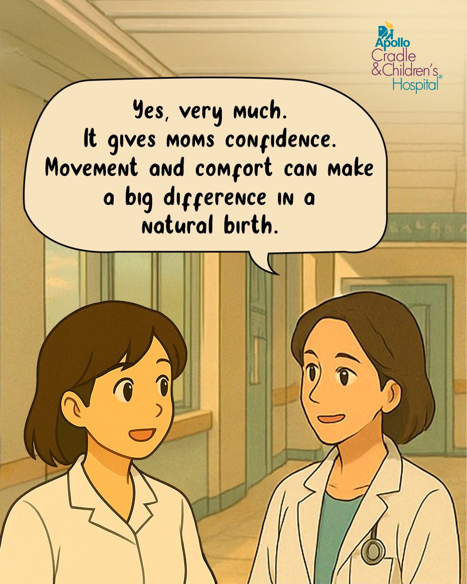 ApolloCradle's tweet image. From walking to squatting to birthing balls — upright positions use gravity to help labor progress naturally. Always consult a doctor for guidance!

#LaborTips #NaturalBirth #BirthingPositions #InformedBirth #PrenatalCare #MaternityCare #BestObgynHospital