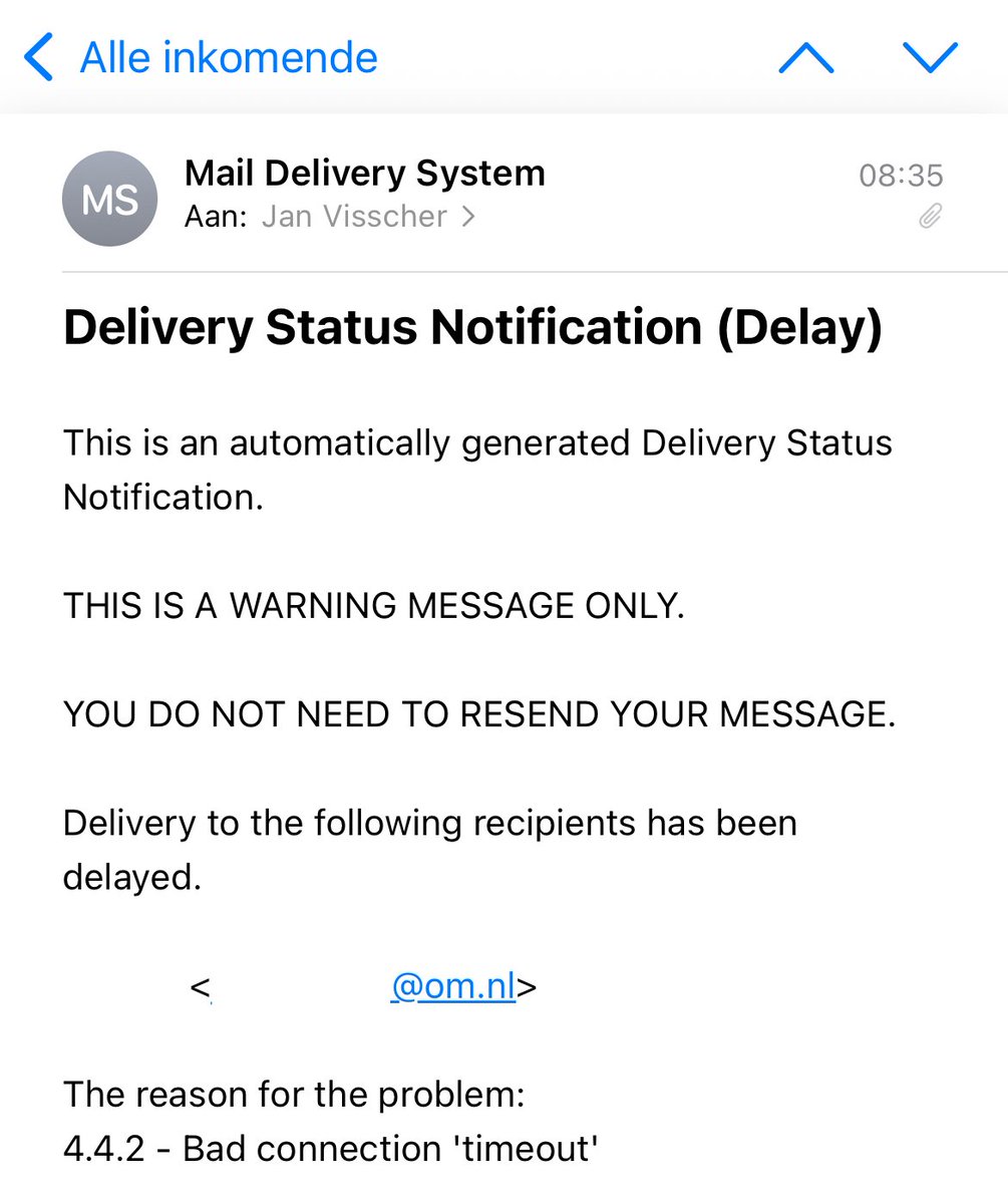 Crisis. Wederom digitale shutdown van het Openbaar Ministerie <a href="/Het_OM/">Openbaar Ministerie</a>: mails komen niet aan, digitale dossiers offline, telefonisch onbereikbaar, SSR-zittingen gaan niet door en voorgeleidingsdossiers weer op papier afhalen bij de rechtbank. #nietbest #rechtspraak <a href="/danielverlaan/">Daniël Verlaan</a>