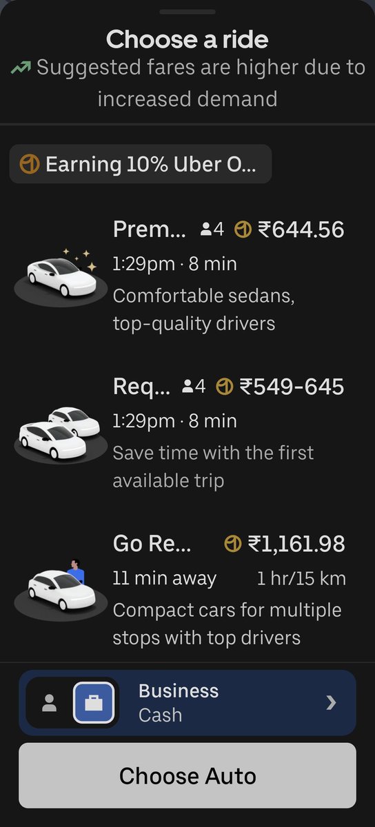 meghnanimous's tweet photo. Aundh to Koregaon Park by @Uber_India cab rates.. Pure thuggery.. Used to be 200 a few months back.. @Olacabs is even higher.. What's happening to my favorite city @PMOIndia https://t.co/ziJz3Nr1FM