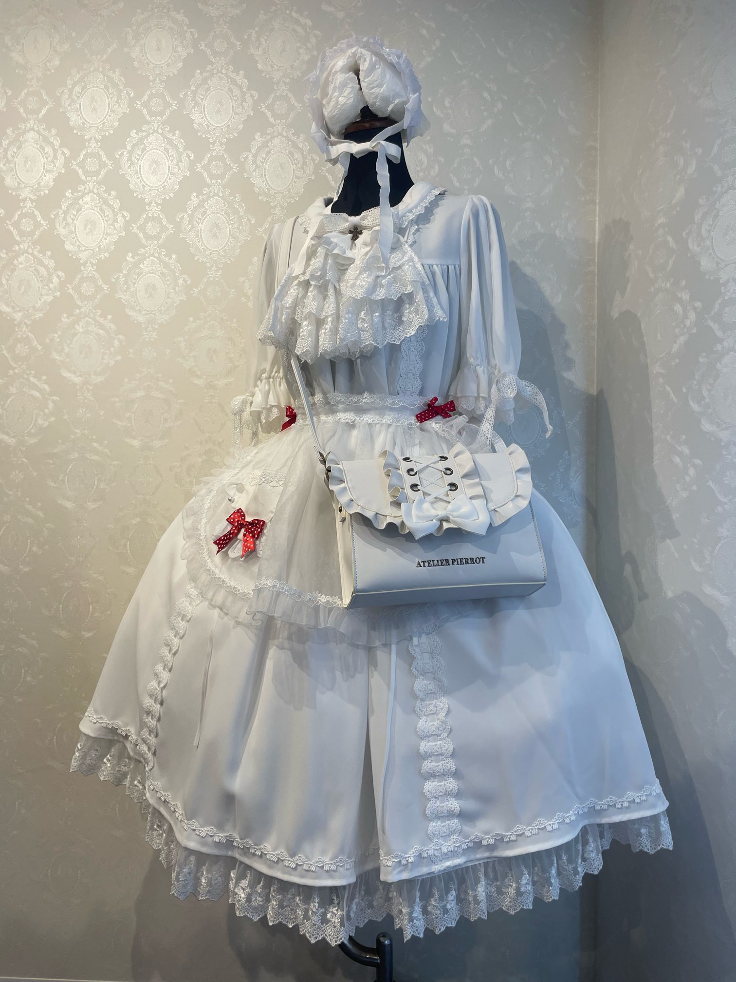 ATELIER PIERROT ホワイト フリル ワンピース ATELIER-PIERROT on X: 
