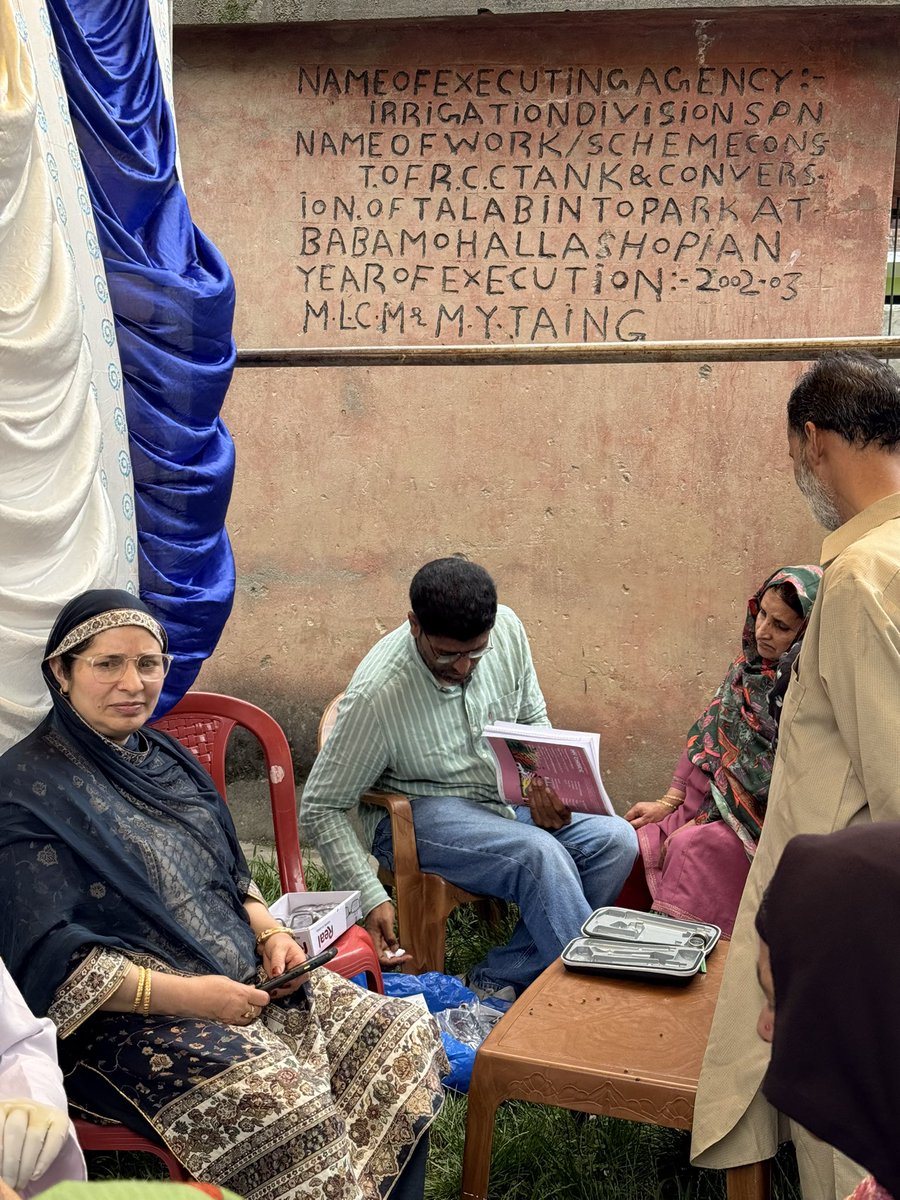 HMEShopian's tweet photo. 📢 Free Health Camp Alert
A free Health Camp is being held today at Malik Mohalla, Shopian!
✅ Eye Check-up (Ophthalmic) 👁️
✅ NCD Screening (Diabetes, Hypertension, etc.) 💉
✅ Hepatitis B &amp; C testing
📍 Venue: Malik Mohalla

Get yourself checked

 @DHSKashmir @NHMJK5 https://t.co/h1pCPbdR3e