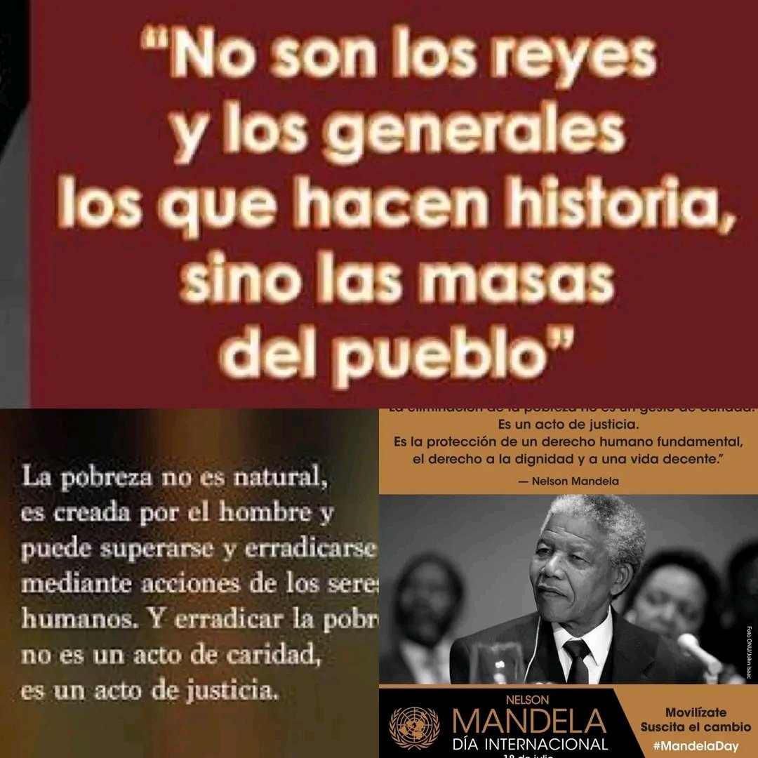 pepecampostruji's tweet image. "No son los reyes 
y generales los que hacen HISTORIA…
sino el PUEBLO”

#NelsonMandela

#TalDiaComoHoy nace #Mandela político encarcelado… y presidente sudafricano, premio #Nobel de la #Paz 

#NOALOLVIDO
#MandelaDay