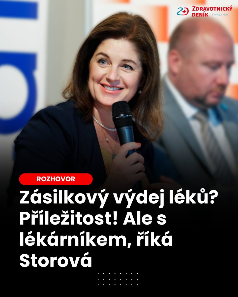📦💊 Zásilkový výdej léků na předpis – příležitost, nebo hrozba?
Podle ředitelky APLEKS <a href="/IrenaStor/">Irena Storova</a> to může být šance, jak zlepšit dostupnost léků hlavně tam, kde je lékáren málo. Podmínkou ale je, aby službu mohly nabízet pouze kamenné lékárny a aby pacienti měli zajištěnou
