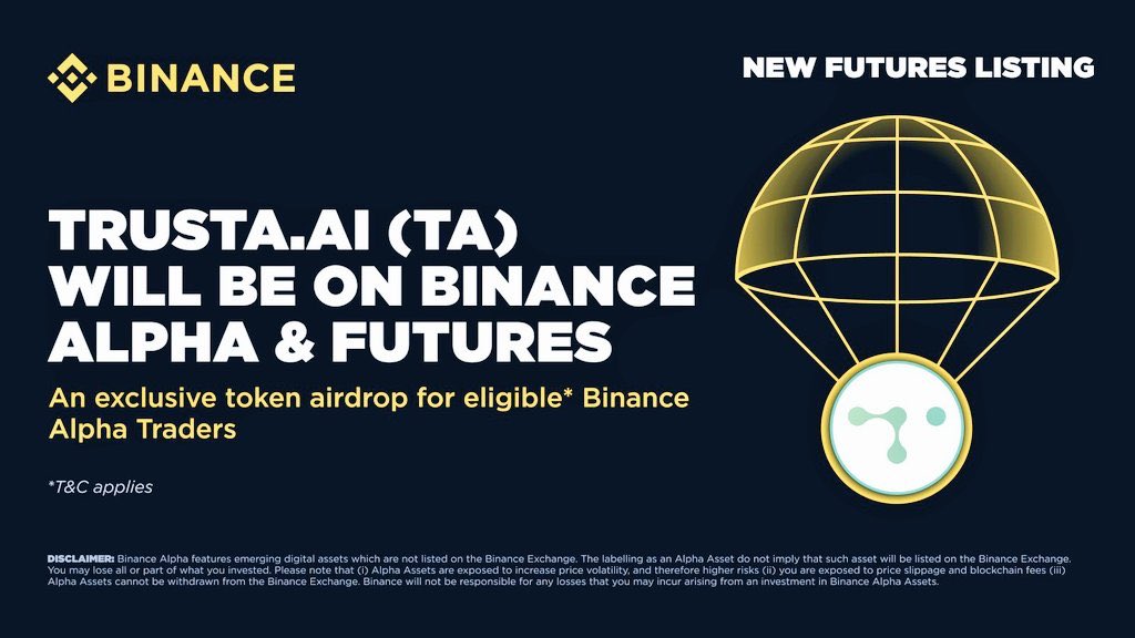 kriptobi's tweet image. Dostlar günaydın. Harika bir haberle geldim.
▪️Uzun zamandır $TA puan topladığımız @TrustaLabs projesi Binance Alpha ve Futures listelemesi duyurdu.
➖Normalde Binance Alpha haberi benim için pek iyi haber olmasada Trusta dan pek bir beklentim yoktu o yüzden olumlu şekilde çok…