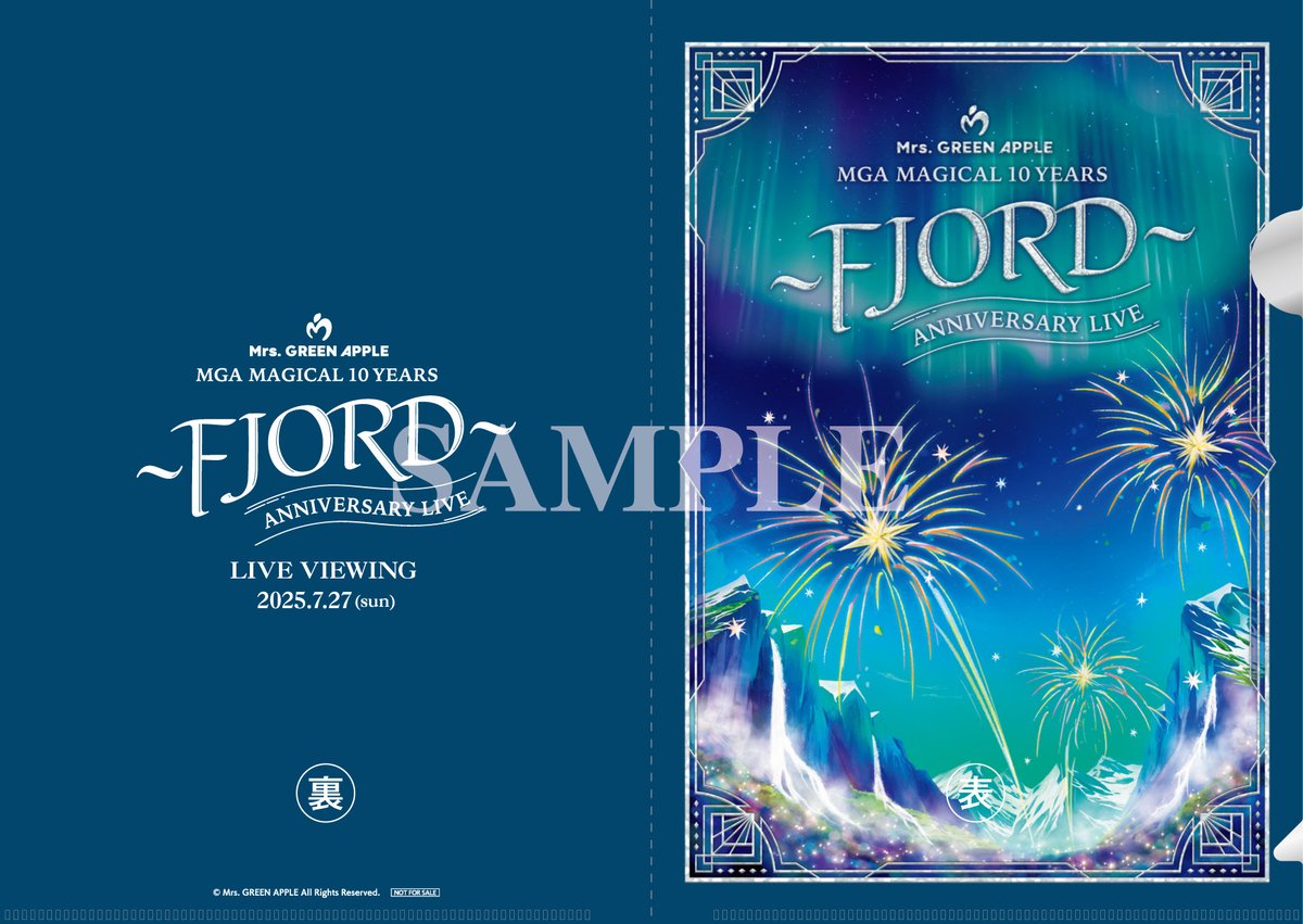 FJORD 入場特典 Mrs. GREEN APPLE／MAGICAL 10 YEARS FILM 公式