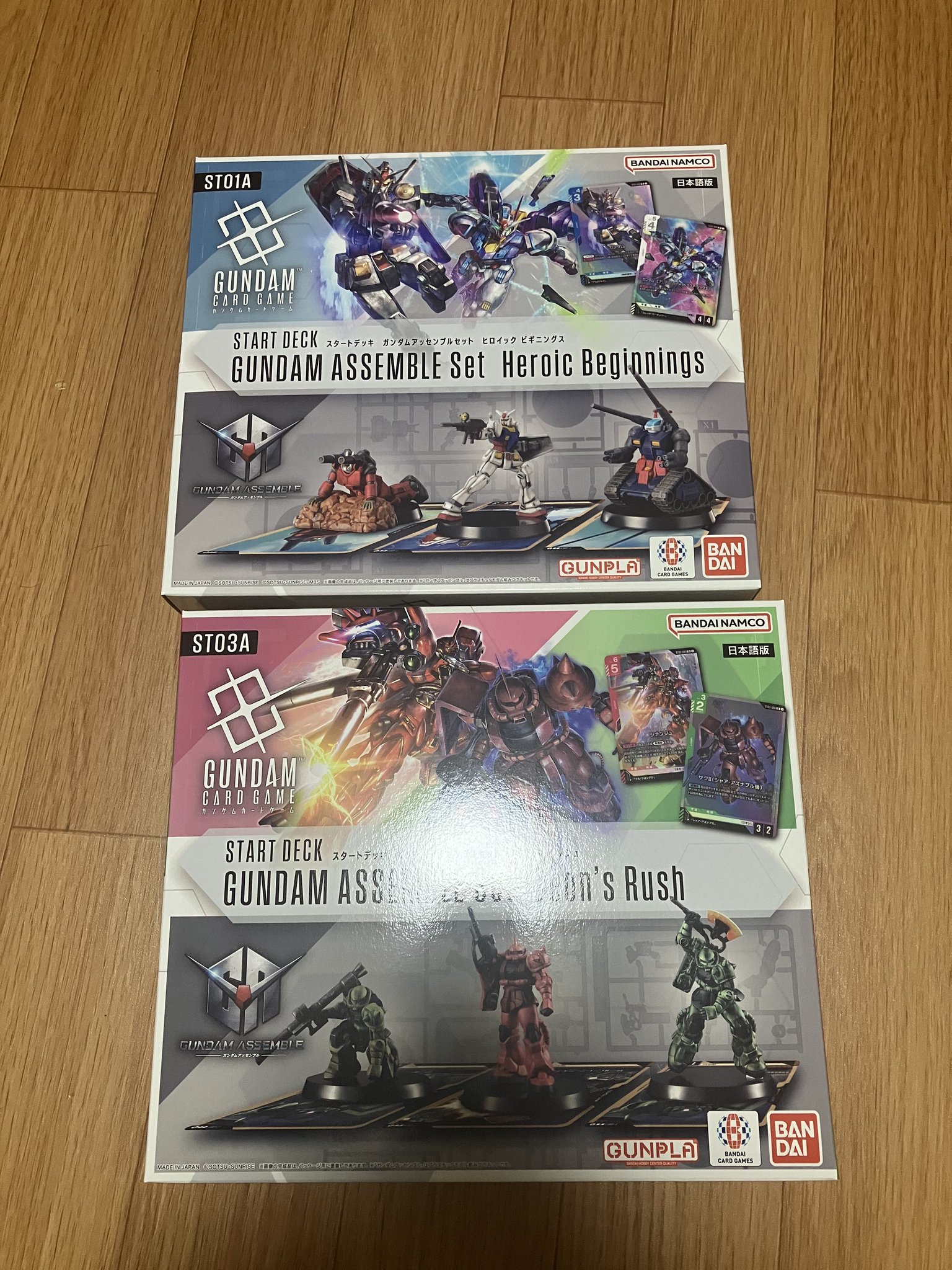 ガンダムカードゲーム アッセンブルセット ヒロイック ビギニングス 塗装完成品 DT大@6/5生誕日 on X: