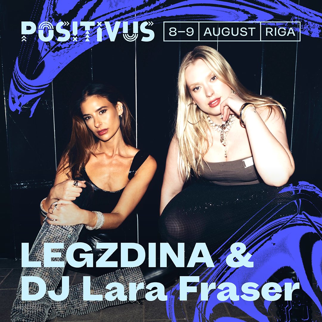 positivus's tweet image. 💎Šogad uz Red Bull skatuves gaidāms īpašs notikums – tajā satiksies divas spožas personības, kuru sadarbība sola vienu no spilgtākajiem setiem Positivus festivālā - LEGZDINA &amp;amp; DJ Lara Fraser! 

Biļetes 👉 positivusfestival.com