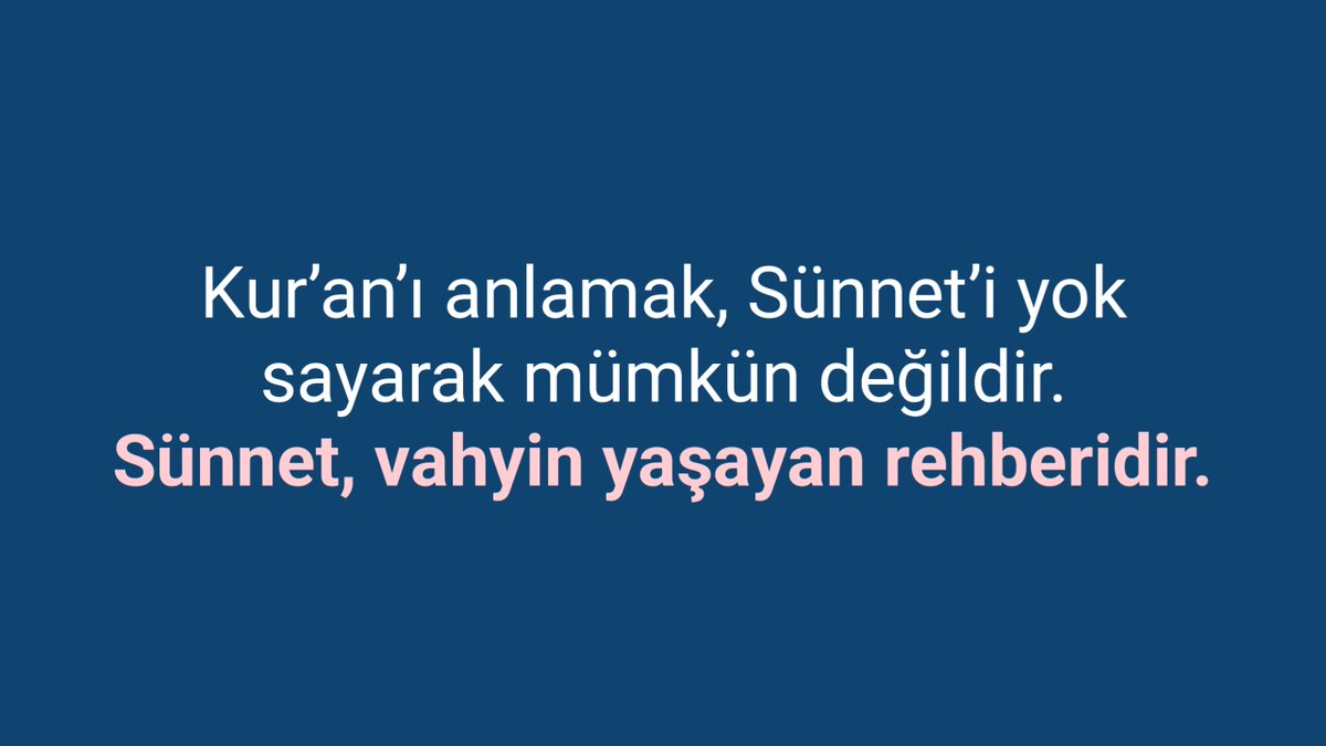 “Sakın! Sizden biriniz koltuğuna dayandığı bir halde, kendisine emir veya yasaklarımdan bir hüküm geldiğinde; 
— ‘Biz bunu bilmiyoruz, Allah’ın kitabında ne varsa ona uyarız.’ derken görmüş olmayayım.”

#Hadis | Ebu Davud, es-Sünne, 6