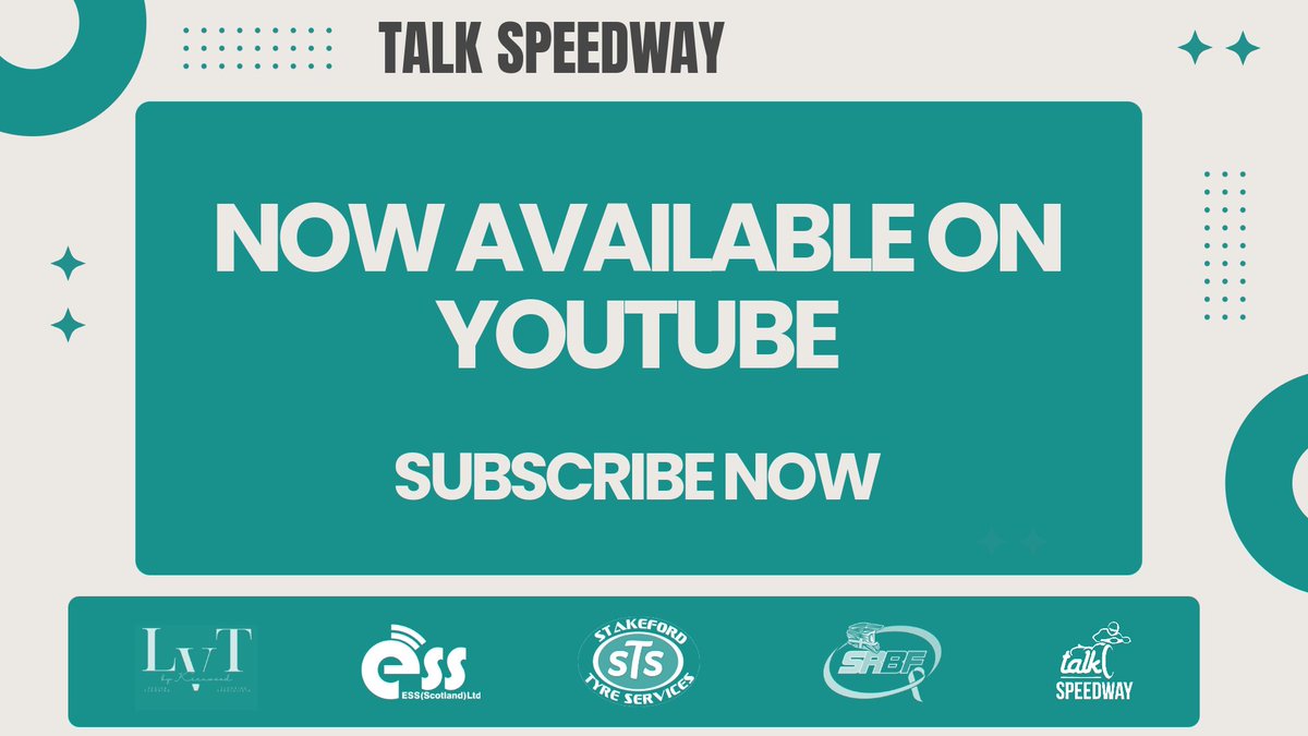 Talk Speedway (@talkspeedway) on Twitter photo ð§ð®ð¹ðž ðŠðœð²ð²ð±ðð®ð ððð®ð¶ð¹ð®ð¯ð¹ð² ð¢ð» ð¬ðŒðð§ðð¯ð² ðº
We are delighted to announce that we have launched our new YouTube channel!
ð§ð®ð¹ðž ðŠðœð²ð²ð±ðð®ð ð¬ðŒðð§ðð¯ð² - youtube.com/@talkspeedway
Subscribe now for FREE and never miss a show. ð§ð®ð¹ðž ðŠðœð²ð²ð±ðð®ð ððð®ð¶ð¹ð®ð¯ð¹ð² ð¢ð» ð¬ðŒðð§ðð¯ð² ðº
We are delighted to announce that we have launched our new YouTube channel!
ð§ð®ð¹ðž ðŠðœð²ð²ð±ðð®ð ð¬ðŒðð§ðð¯ð² - youtube.com/@talkspeedway
Subscribe now for FREE and never miss a show.