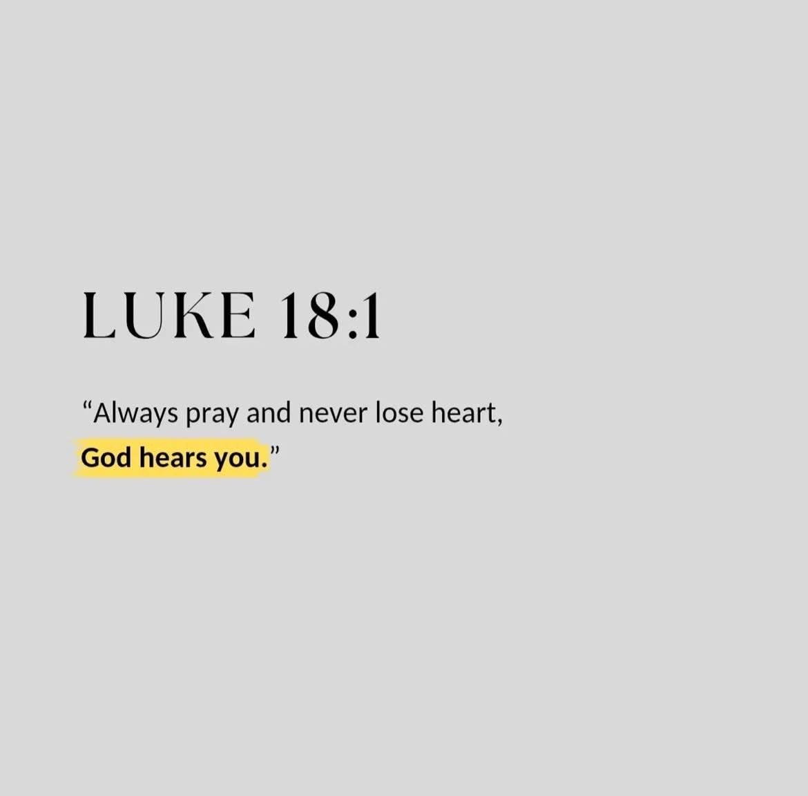 Luke 18:1