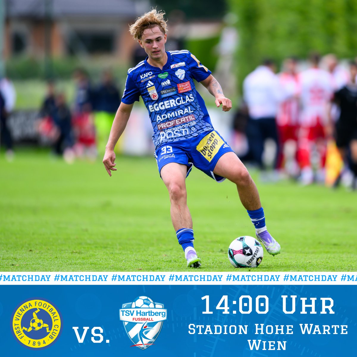 tsv_hartberg's tweet image. Unsere Mannschaft bestreitet heute das letzte #Testspiel bevor es nächstes Wochenende mit dem UNIQA ÖFB Cup losgeht.
Die Schmid-Truppe trifft in der Bundeshauptstadt auf den ältesten Fußballverein Österreichs, den @FirstViennaFC.
#preseason #forzatsv #nevergiveup