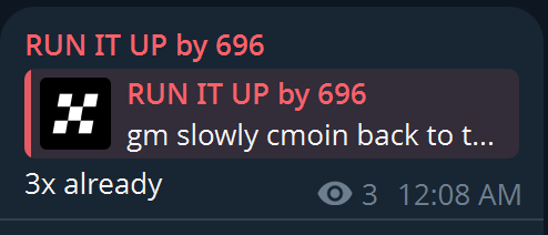 runitup_group's tweet photo. gm we are back to running it up https://t.co/EDAKXeYwwA