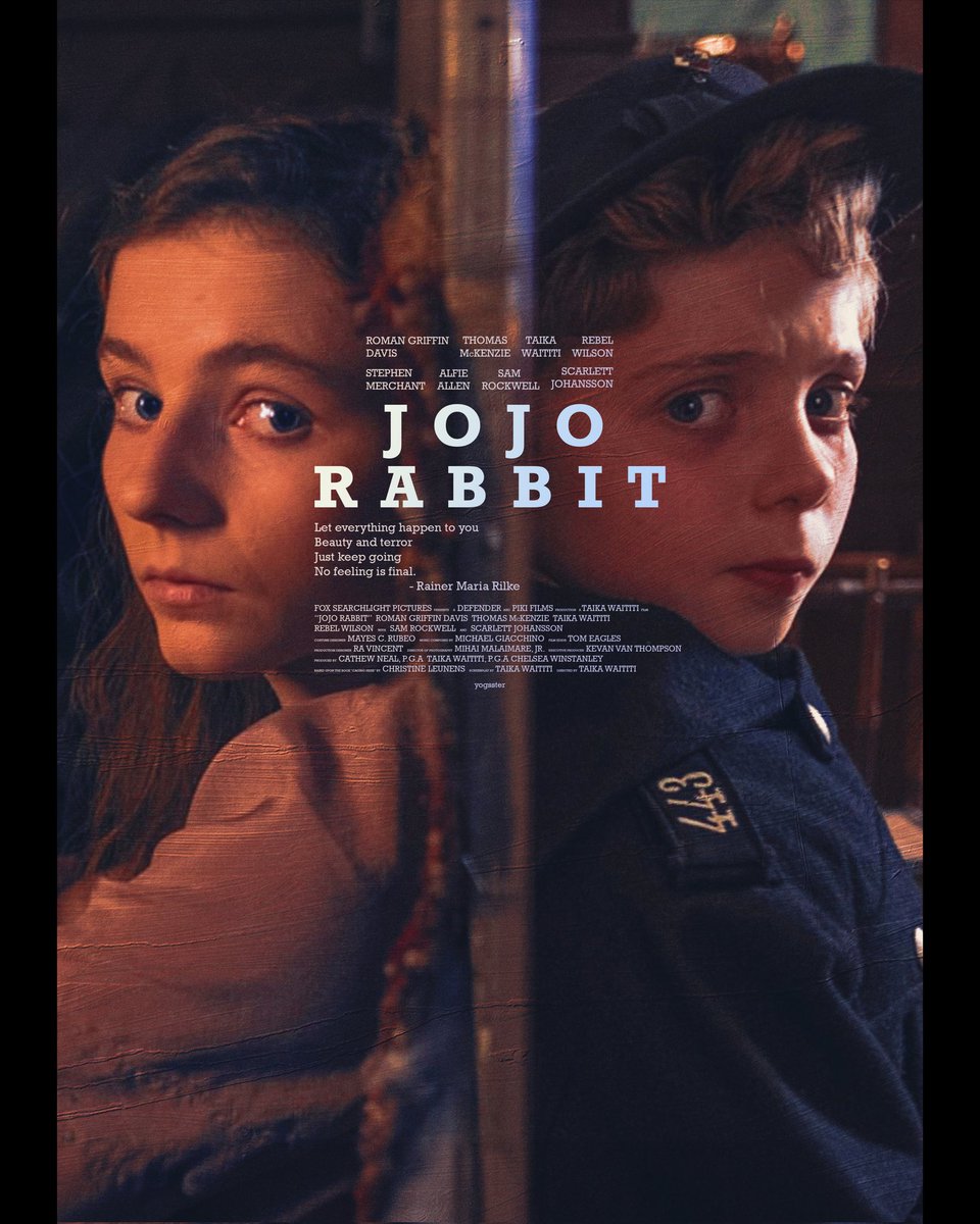 yogsster's tweet image. Jojo Rabbit (2019).