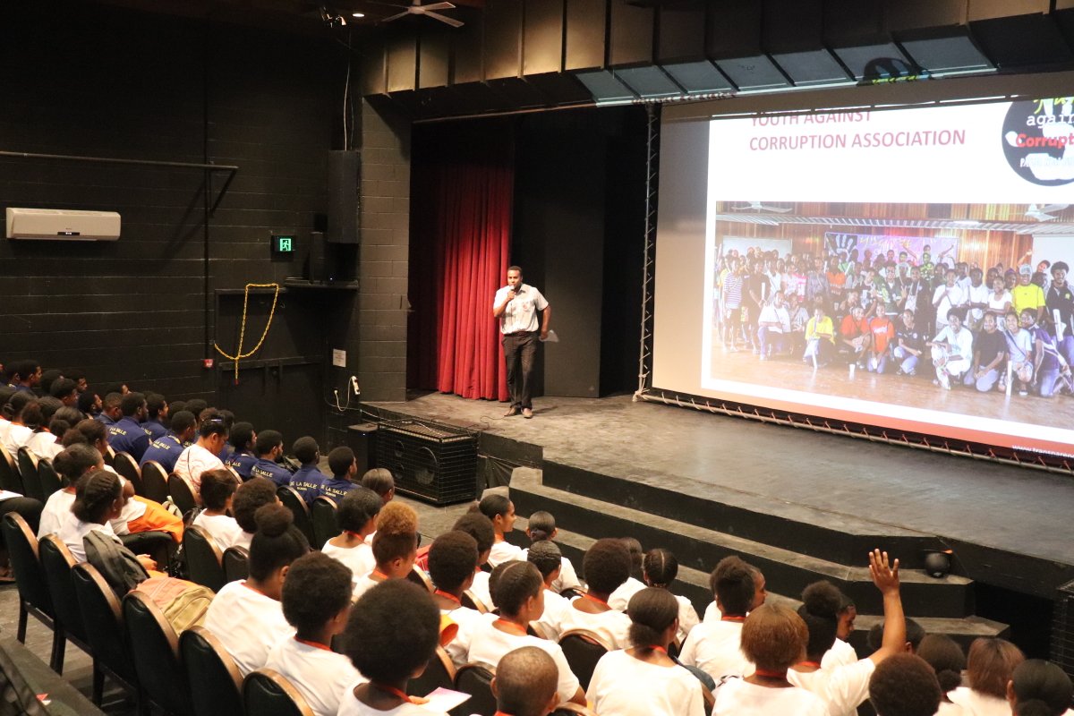 Inspiring young minds this week at the Moresby Arts Theatre's Youth Arts Program! We talked about the power of youth voices and how the Youth Against Corruption Association (YACA PNG) empowers young people to be good citizens and take control of their future.
