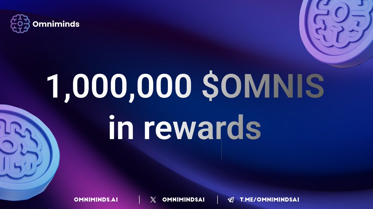 omnimindsai's tweet image. 🚀 1 MILLION $OMNIS REWARD POOL LAUNCHED!
💰 The biggest training incentive in Omniminds is LIVE!
What's available:
🎯 Dojos across ALL categories - productivity, shopping, document processing, video editing, social media, Linux terminals & more
💎 Up to 5,000 $OMNIS per…