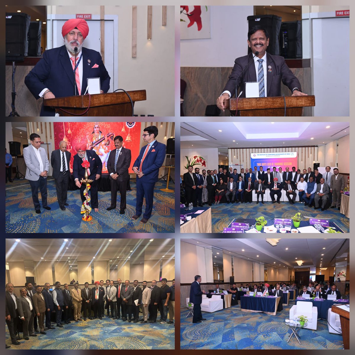 theicai's tweet image. ICAI AI Training for Central Council Members was inaugurated in esteemed presence of CA. Charanjot Singh Nanda, President ICAI, CA. Prasanna Kumar D, VP ICAI, Justice(Former) Shashi Kant Gupta, Govt. Nominee & CCMs at Pune.
#AIinICAI #Vishwasniya #Leadership
@AIinICAI