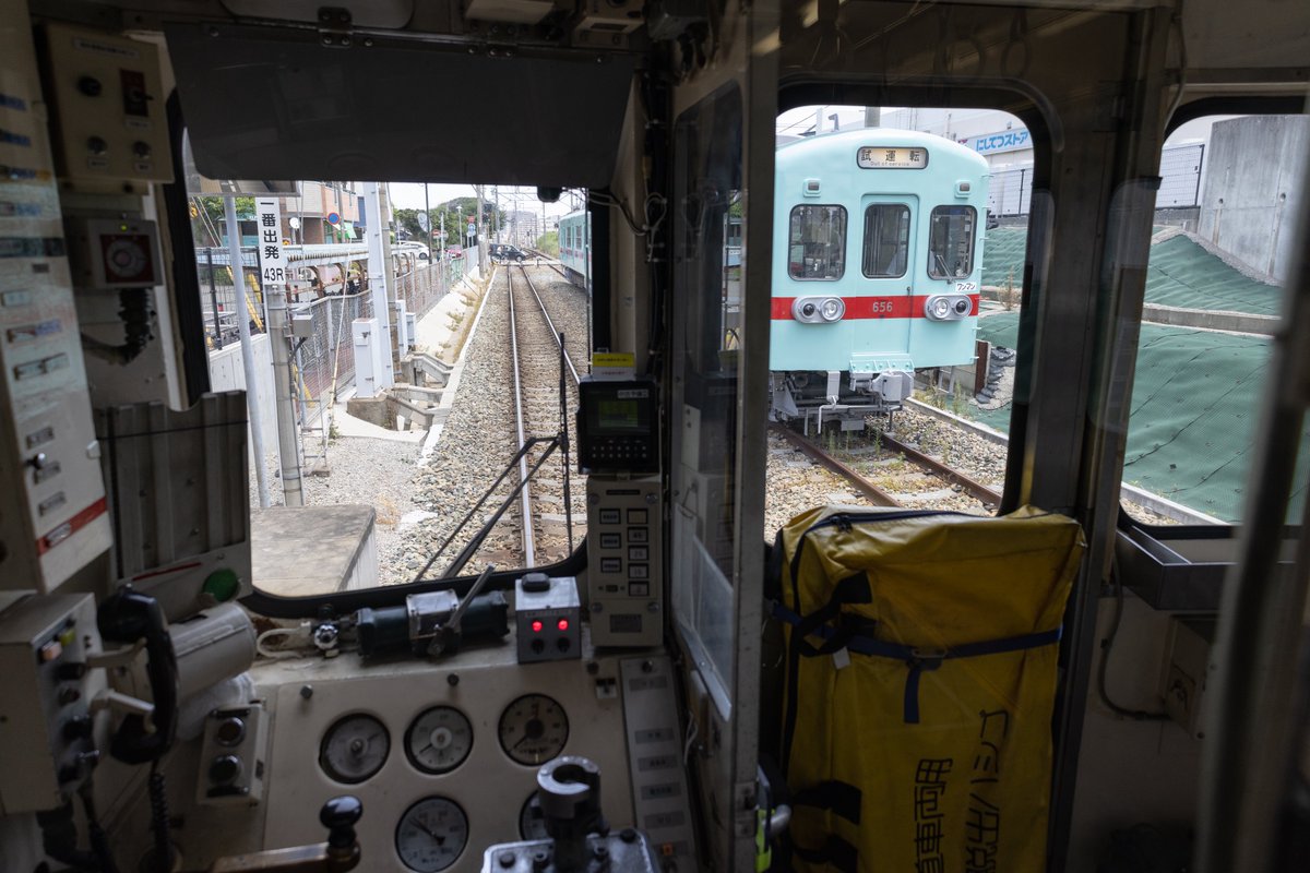 acid7509's tweet image. 25/7/17-18 多々良出場試運転
西鉄600形606F
貝塚線の600形が全般検査を終えて出場し、試運転を施行。
大牟田線時代のアイスグリーン塗装に復刻されての出場となりました。