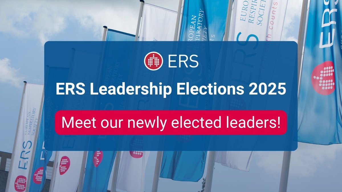 EuroRespSoc's tweet image. 🚨 ERS Leadership Elections 2025 – results! 🚨
We are excited to announce our newly elected leaders for the following positions:
🗳️ ERS Vice President
🗳️ Advocacy Council Chair
🗳️ Education Council Chair
🗳️ Publications Committee Chair
Learn more: bit.ly/4lBxnXJ