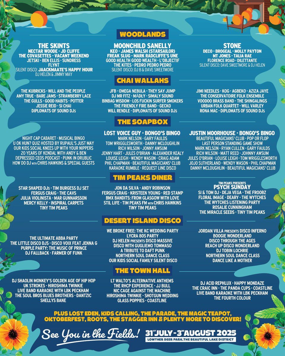LostVoiceGuy's tweet image. Buzzing to be headlining the Soapbox Stage at Kendal Calling this year! 🎤🌳
Catch me on Saturday 2nd August alongside an unreal line-up featuring The Prodigy, Fatboy Slim, The Last Dinner Party & loads more.
🎟️ kendalcalling.co.uk
#KendalCalling #FestivalComedy