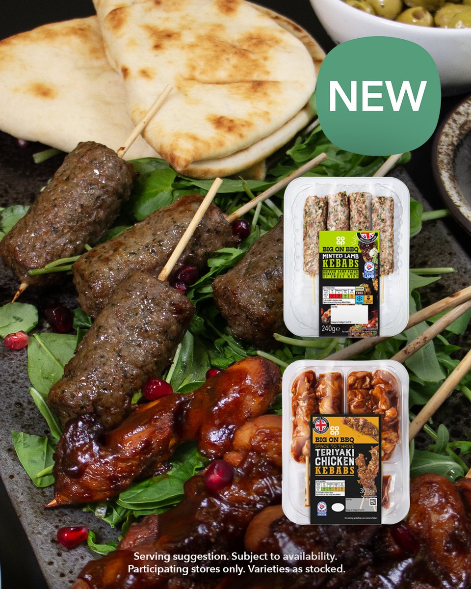 Great to see so many new products in the <a href="/coopuk/">Co-op</a> 2 for £5.50 BBQ range this year 🙌 These kebabs look delicious 😍 coop.uk/3GAfyZH