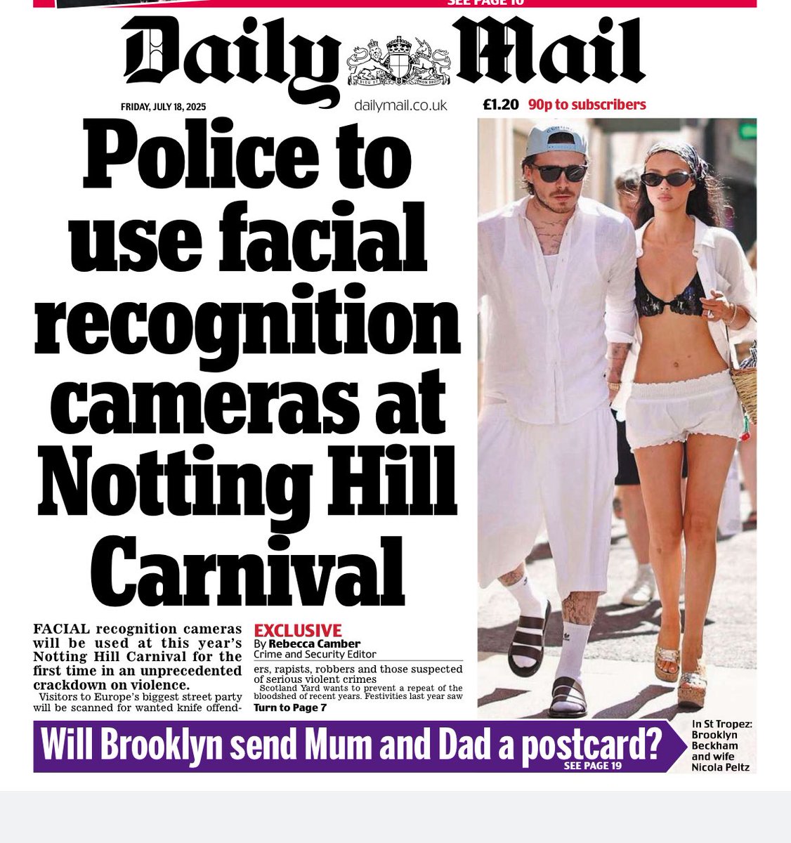 CPhilpOfficial's tweet image. Live facial recognition now identifies wanted and dangerous people with no racial bias and with accuracy levels far in excess of manual identification.
Last year 8 people were stabbed and two people were tragically killed at the Carnival. Using facial recognition will help…