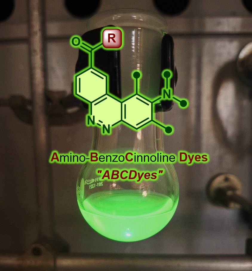 AChevalier18's tweet image. 📣CinNapht now has a green emitting little brother 🟢ABCDyes🟢. Just out in @ChemCommun. 💪🥳Congrats Max Coehlo! Great collab with @PietersGregory1 @RachelMeallet @ClavierGilles @UnivParisSaclay @ICSN_lab @CNRSchimie
👉pubs.rsc.org/en/content/art…
