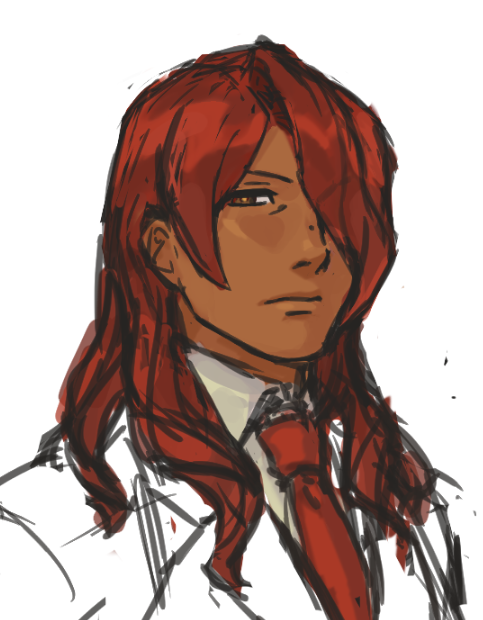 HAMMIIETRON's tweet image. trying to mimick Nuri's artstyle so i can put my ocs into an ace attorney AU #oc