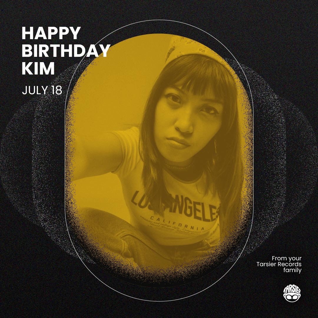 tarsierrecords's tweet image. happy birthday to the ever-cool and endlessly talented Kim of Nameless Kids! 🖤
here's to more music and moments that matter! 🤘🏼