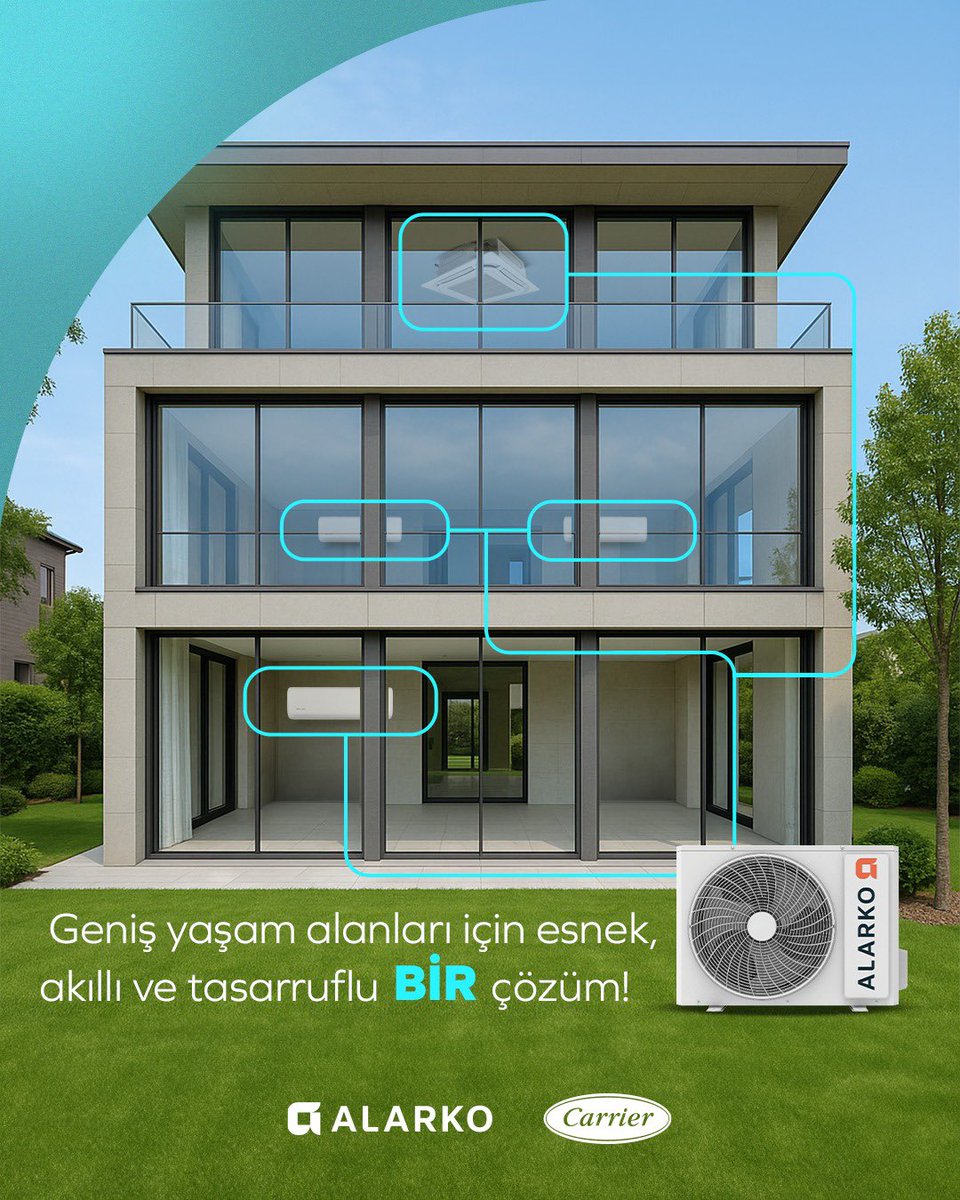 alarko_carrier's tweet image. Her odada ayrı bir ihtiyaç, tek bir çözüm! ❄️🏠 

#AlarkoCarrier #MultiSplitKlima