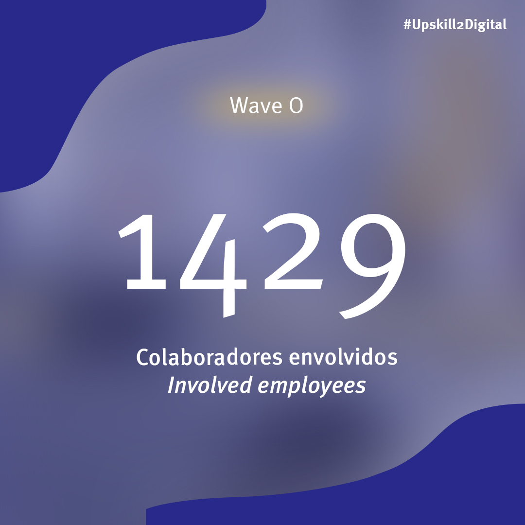 Upskill2Digital
Wave 0 has come to an end and it was a success!
More than 430 hours of training, lots of sharing and growth.
We talked about digital tools, new ways of working and took the first steps towards a more agile, connected and digital future.
THIS IS JUST THE BEGINNING.