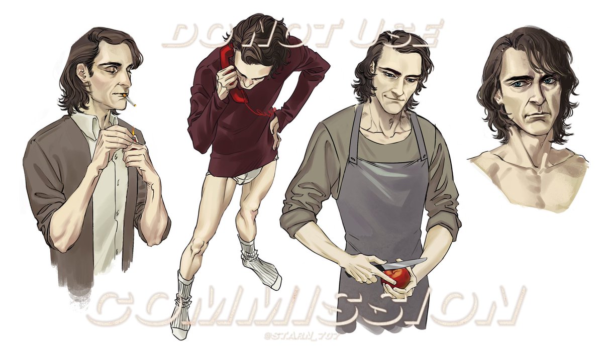 STARN_707's tweet image. My friend's commission for entrusting someone else went wrong. I proposed to revise it. But basically, it's been redrawn.#Commission #Arthurfleck