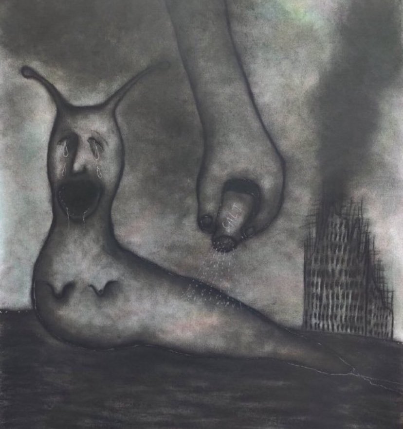 TannerFishMan's tweet image. How it feels to be a yung slug and some prick start saltin u while u tryin to run from catastrophe