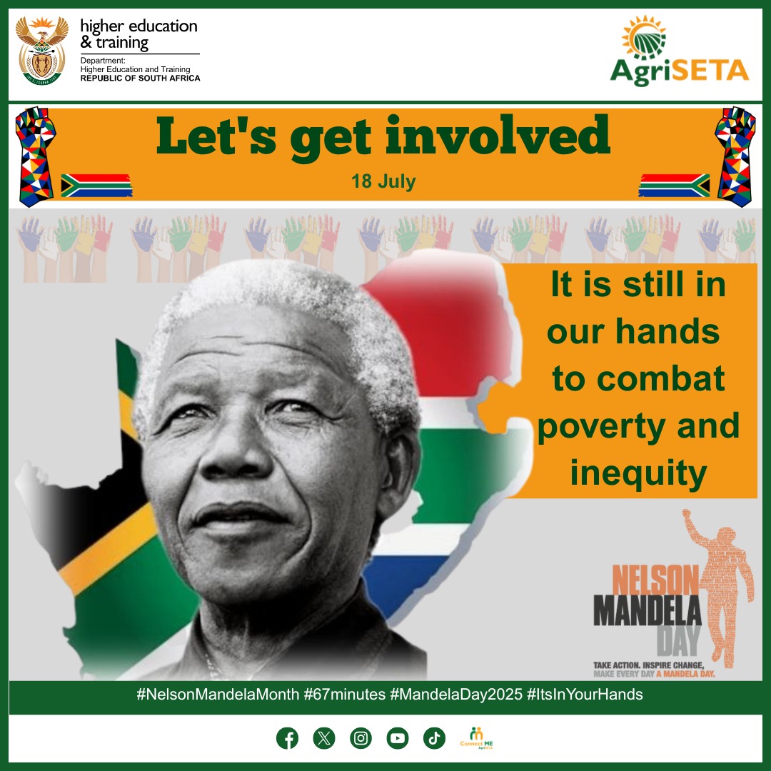 #MandelaDay2025 #67Minutes #AgriSETA