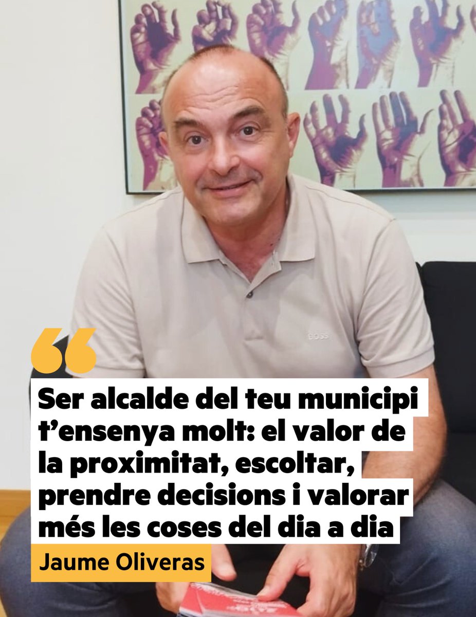 🟡 [ENTREVISTA] Jaume Oliveras és alcalde del #Masnou des de fa 1️⃣0️⃣ anys. En aquesta entrevista ens parla de la seva experiència política i personal, exposa els projectes actuals i posa la mirada en el futur del municipi

Llegeix-la, aquí 👇🏻
…querradigital.esquerrarepublicana.cat/noticia/47742/…