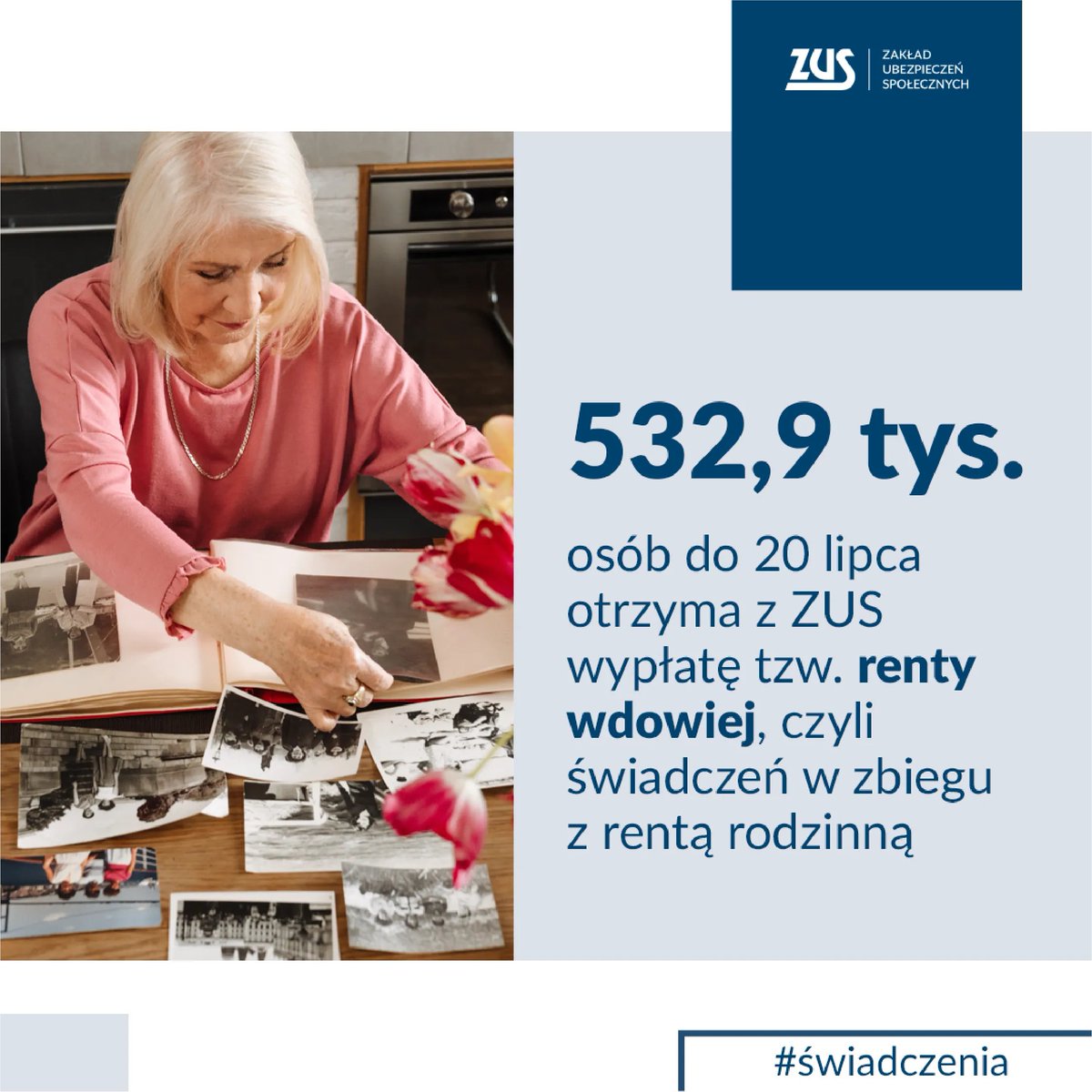 zus_pl's tweet image. 👛 Wypłacamy właśnie kolejną transzę tzw. rent wdowich. Do tej pory trafiły do prawie 5⃣3⃣3⃣ tys. osób.
Ich świadczenia wzrosły łącznie o ponad 1⃣8⃣8⃣ mln złotych, dzięki możliwości łączenia wypłat👉 własnego świadczenia i renty rodzinnej po zmarłym mężu/zmarłej żonie.
👵👴…