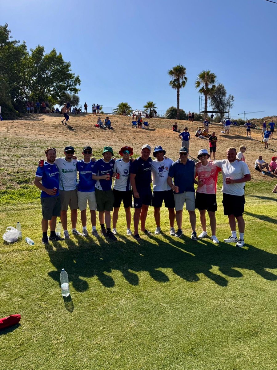 DaveCoups's tweet image. Well as (a) trips go that was absolutely 💯 mega.
🤩 4 days in the ☀️.
first trip to watch Town abroad 🇪🇸.
Lots of 😂 & 🍻& 🚖
Great to see the lads & gaffer in that environment and big thanks to @AshleyKirkCFC for making it happen and allowing us #Spireites to attend