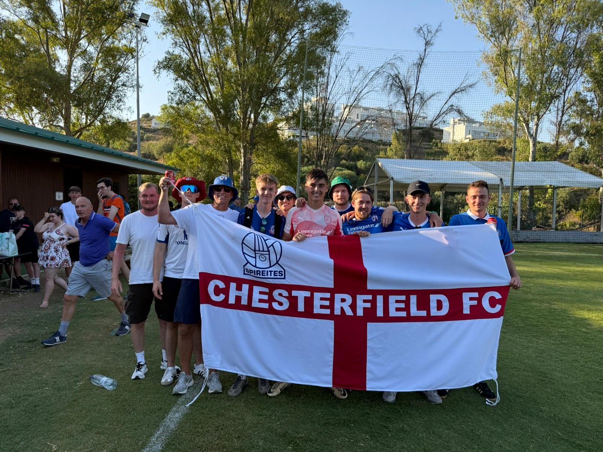 DaveCoups's tweet image. Well as (a) trips go that was absolutely 💯 mega.
🤩 4 days in the ☀️.
first trip to watch Town abroad 🇪🇸.
Lots of 😂 & 🍻& 🚖
Great to see the lads & gaffer in that environment and big thanks to @AshleyKirkCFC for making it happen and allowing us #Spireites to attend