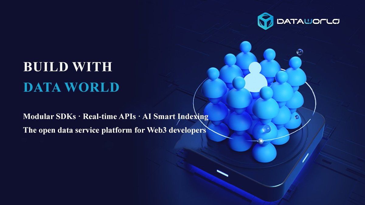 Data_World_'s tweet image. 🛠️ Data World is opening up its developer ecosystem，and we want builders like you to be part of it.

Dev tools now open:
✅ Modular SDKs
✅ Open APIs
✅ Dev dashboard
✅ AI-powered indexing

Join us to build a smarter, AI-powered data service platform for #Web3.

#DataWorld