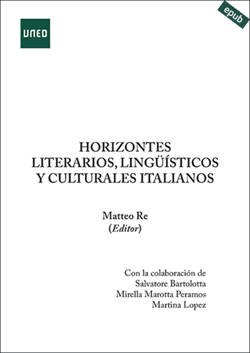 EditorialUNED's tweet image. Nuevo e-book, en formato epub, publicado por la Editorial UNED, @uned, “HORIZONTES LITERARIOS, LINGÜÍSTICOS Y CULTURALES ITALIANOS”. Más información… n9.cl/4np5o