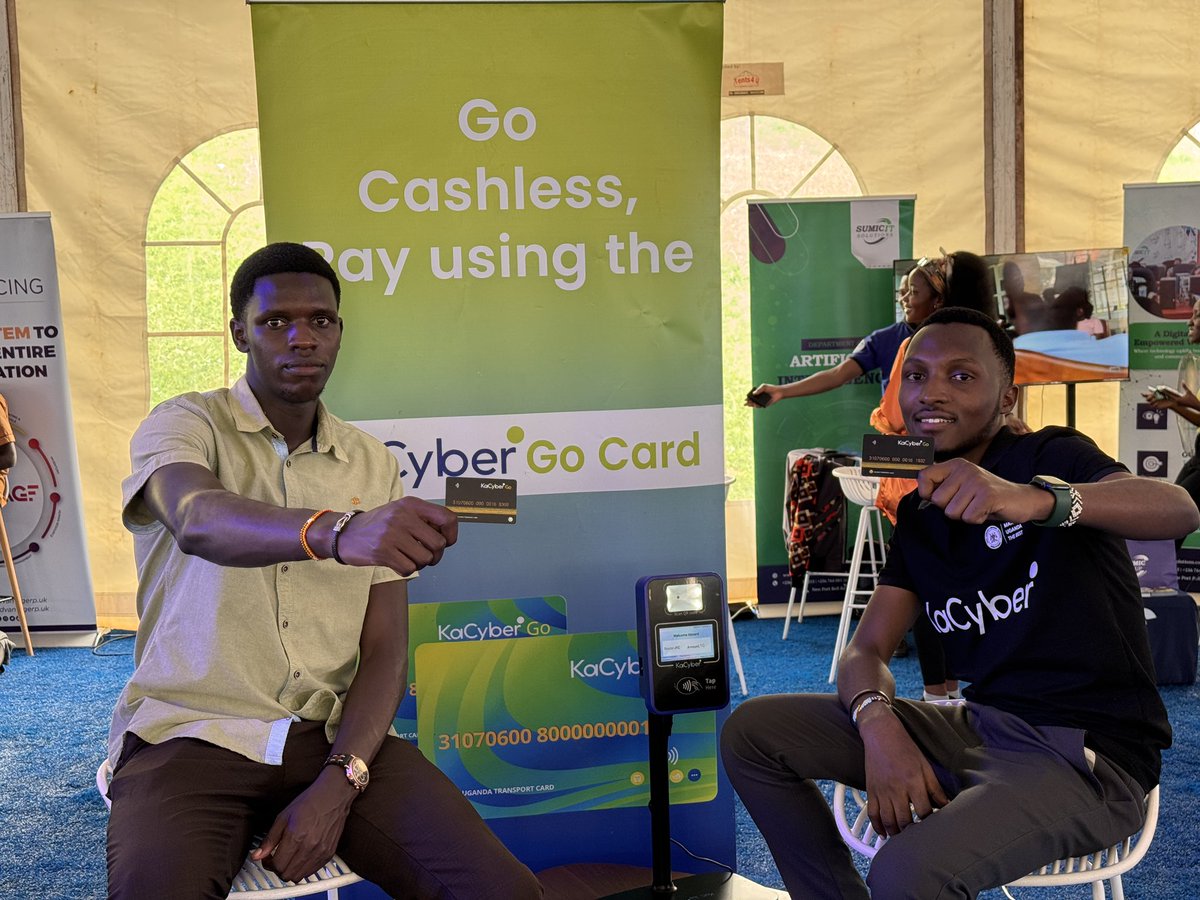 KaCyberApp's tweet image. KaCyber is live at the 2nd National ICT Summit!
We are showcasing how our KaCyber Go Card and how it is changing transport and access across Uganda.
Tap. Go. Access. It’s that simple.
Happening at the National ICT Innovation Hub, visit our booth and let’s talk innovation that…