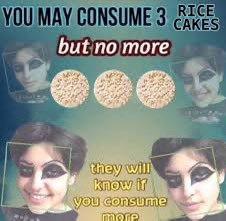 that one girl ate 4 rice cakes last week and edtwt's gone downhill since