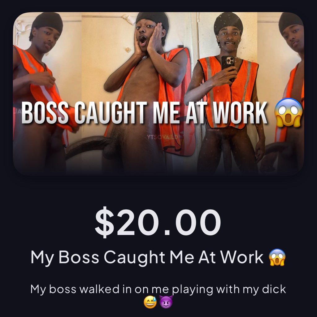 Tgotmeat's tweet photo. My boss Caught me at work 😱
⛓️‍💥 https://t.co/8VfFXH46O8 https://t.co/n3nKkbS1dY